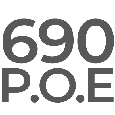 690 P.O.E. logo