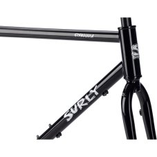 Surly Straggler — frameset, Hi-Viz Black