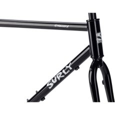 Surly Straggler — rámová sada, Hi-Viz Black