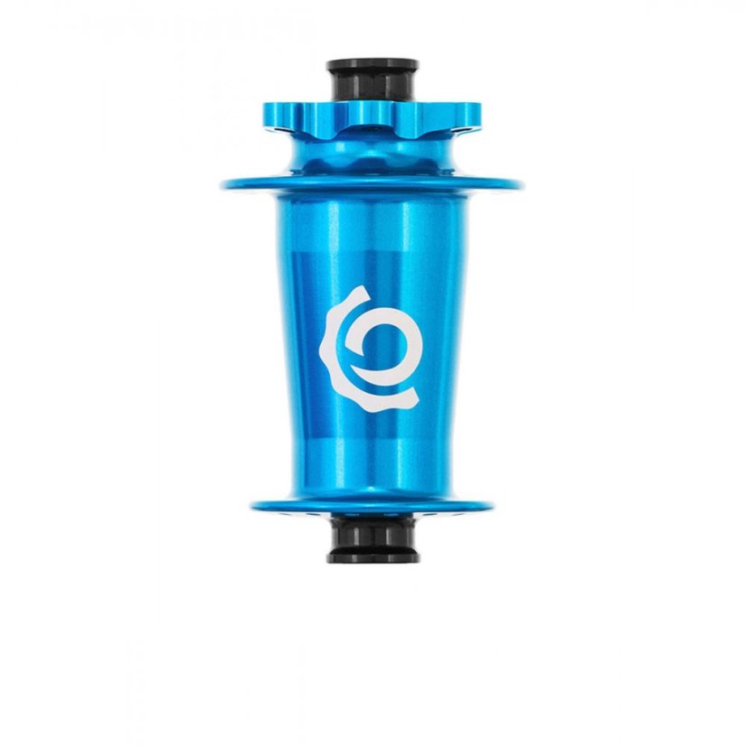 Hydra CLASSIC NON-BOOST 6B FRONT HUB - Color: Turquoise, Hole count: 32, Front endcaps: 9x100