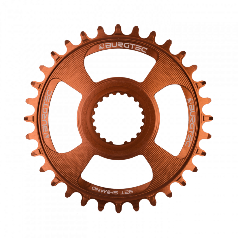 Převodník SHIMANO DIRECT MOUNT THICK THIN - Barva: Kash Bronze, Velikost převodníku: 28T