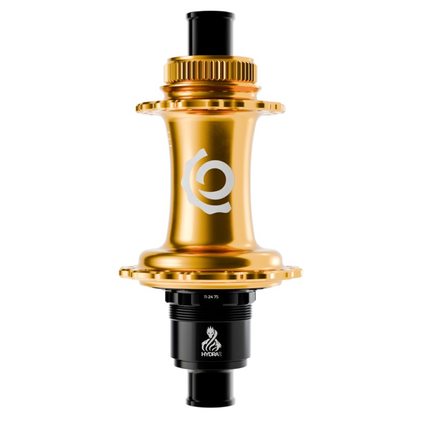 Zadní náboj HYDRA2 CL - Barva: Bronz, Počet paprsků: 28, Specifikace koncovky zadní: QR141, Ložiska náboje: Ocelová
