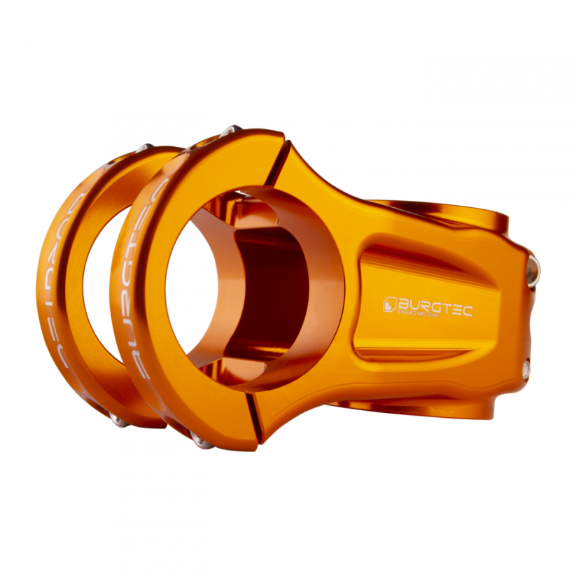 BURGTEC představec Enduro MK3 - Průměr řídítek: 35, Délka představce: 50, Barva: Iron Bro Orange