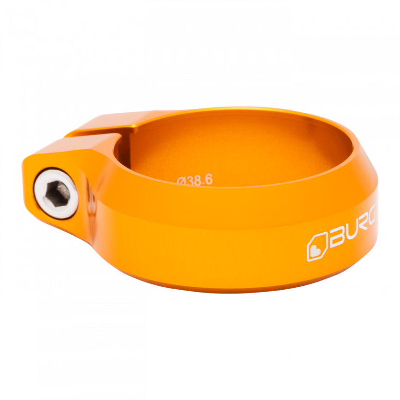 Sedlová objímka - Barva: Iron Bro Orange, Průměr sedlovky: 38.6mm