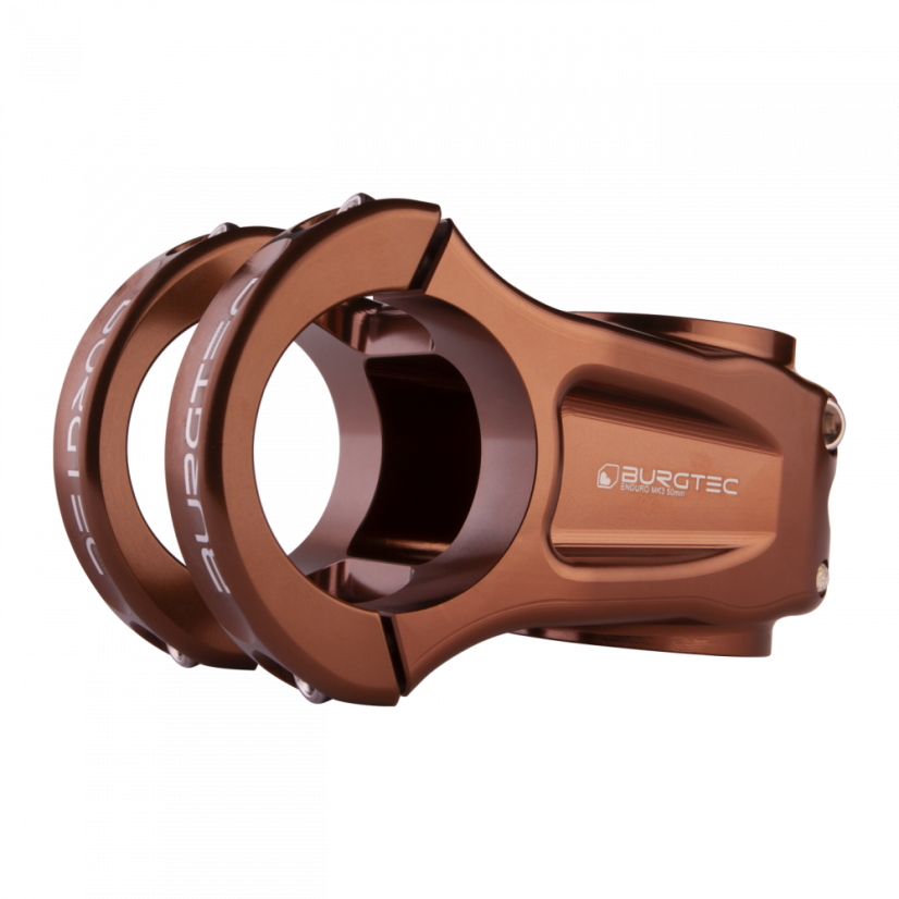 BURGTEC představec Enduro MK3 - Barva: Kash Bronze, Průměr řídítek: 35, Délka představce: 50