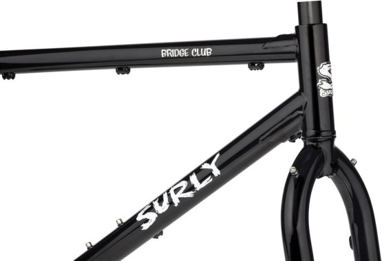 Surly Bridge Club MTB, 26+/27.5+, trevor´s closet black - rámový set