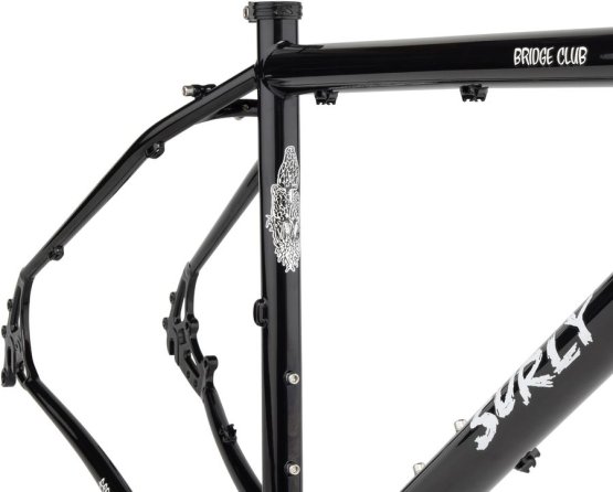 Surly Bridge Club MTB, 26+/27.5+, trevor´s closet black - rámový set