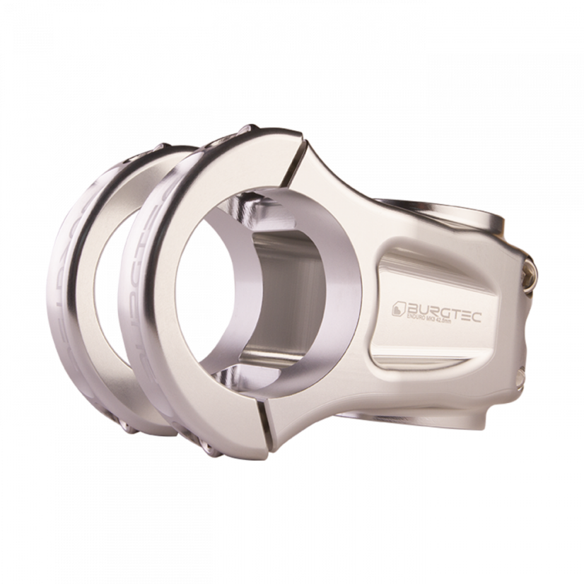 BURGTEC představec Enduro MK3 - Barva: Rhodium Silver, Průměr řídítek: 35, Délka představce: 42.5