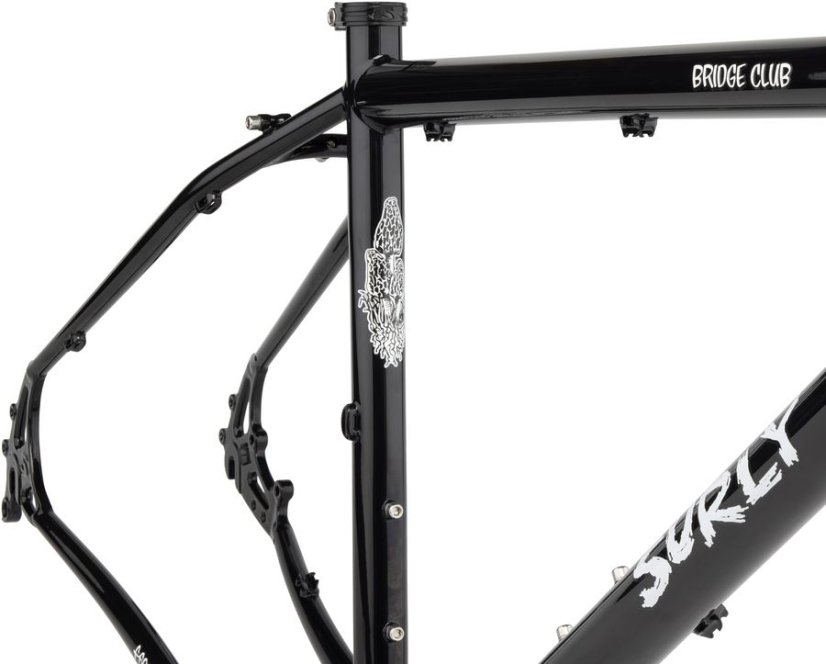 Surly Bridge Club MTB, 26+/27.5+, trevor´s closet black - rámový set