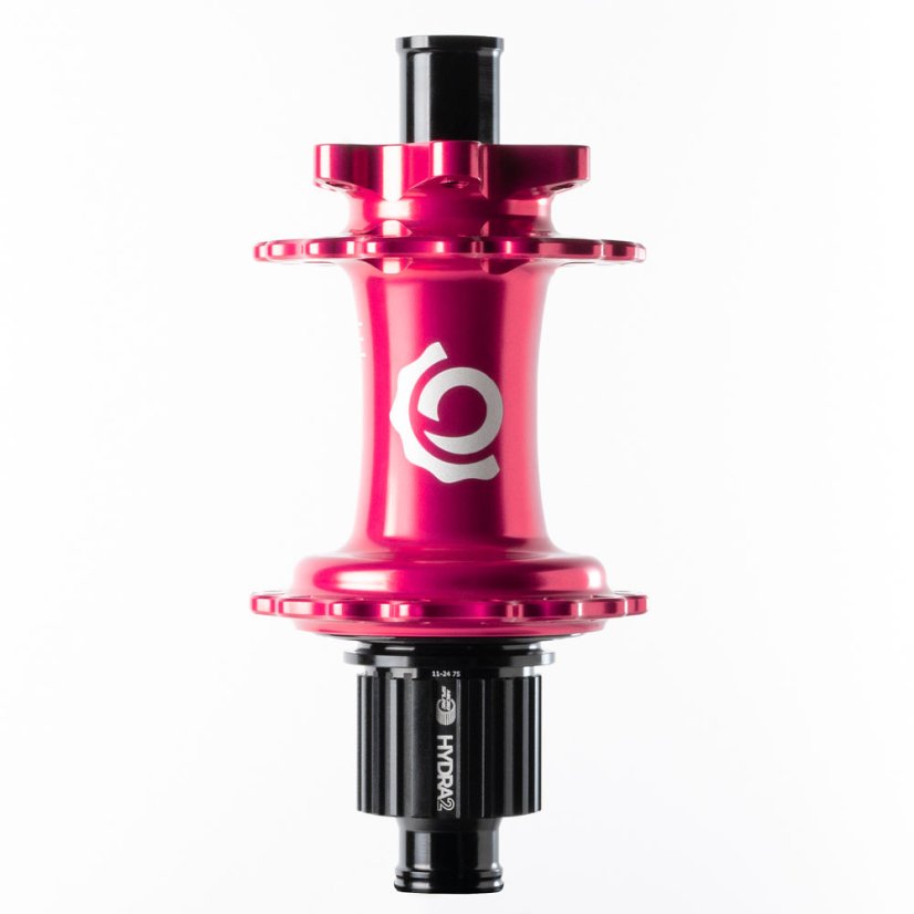Zadní náboj HYDRA2 6B SUPERBOOST | DH - Barva: Červená, Počet paprsků: 28, Specifikace koncovky zadní: 12x157 SB, Ložiska náboje: Ocelová
