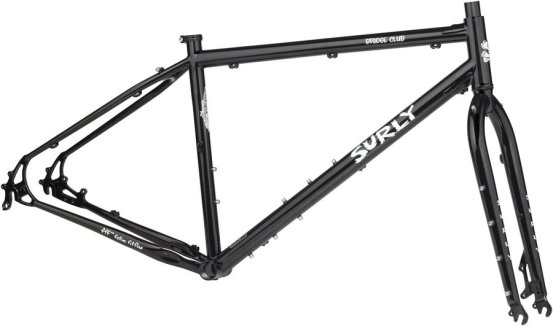 Surly Bridge Club MTB Frameset, 26+/27.5+, trevor´s closet black