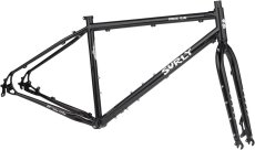 Surly Bridge Club MTB, 26+/27.5+, trevor´s closet black - rámový set